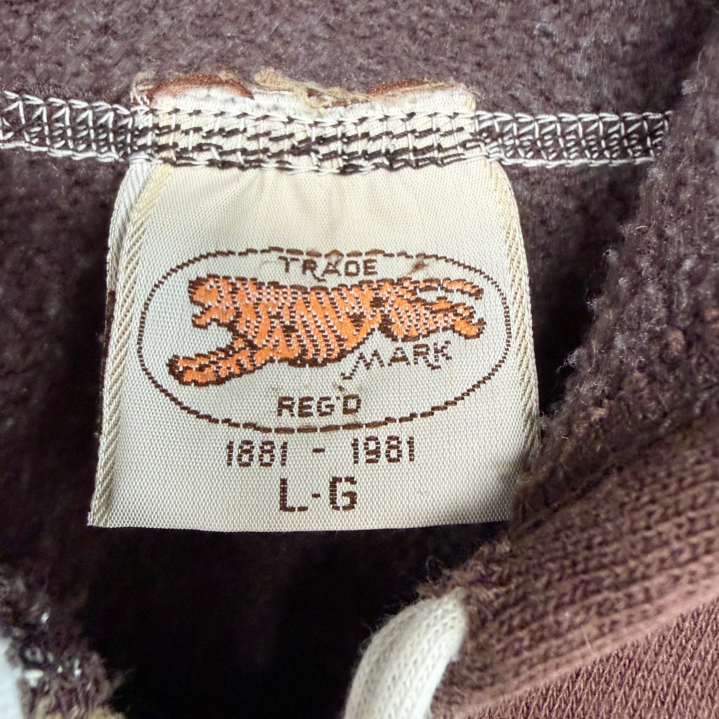 Vintage Tiger Brand 4 & 20 Car Wash Promo Hoodie Chocolate Brown