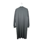 Essentials Women’s Midi Dress Long Sleeve Gray