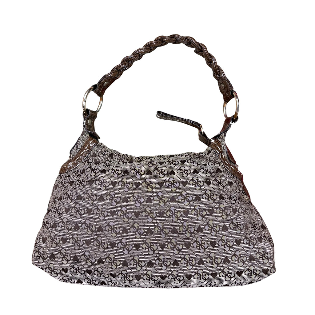 Vintage Guess Metal Buckle Bag Brown