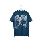 Vintage Valley Zoo Elephant Tee Blue