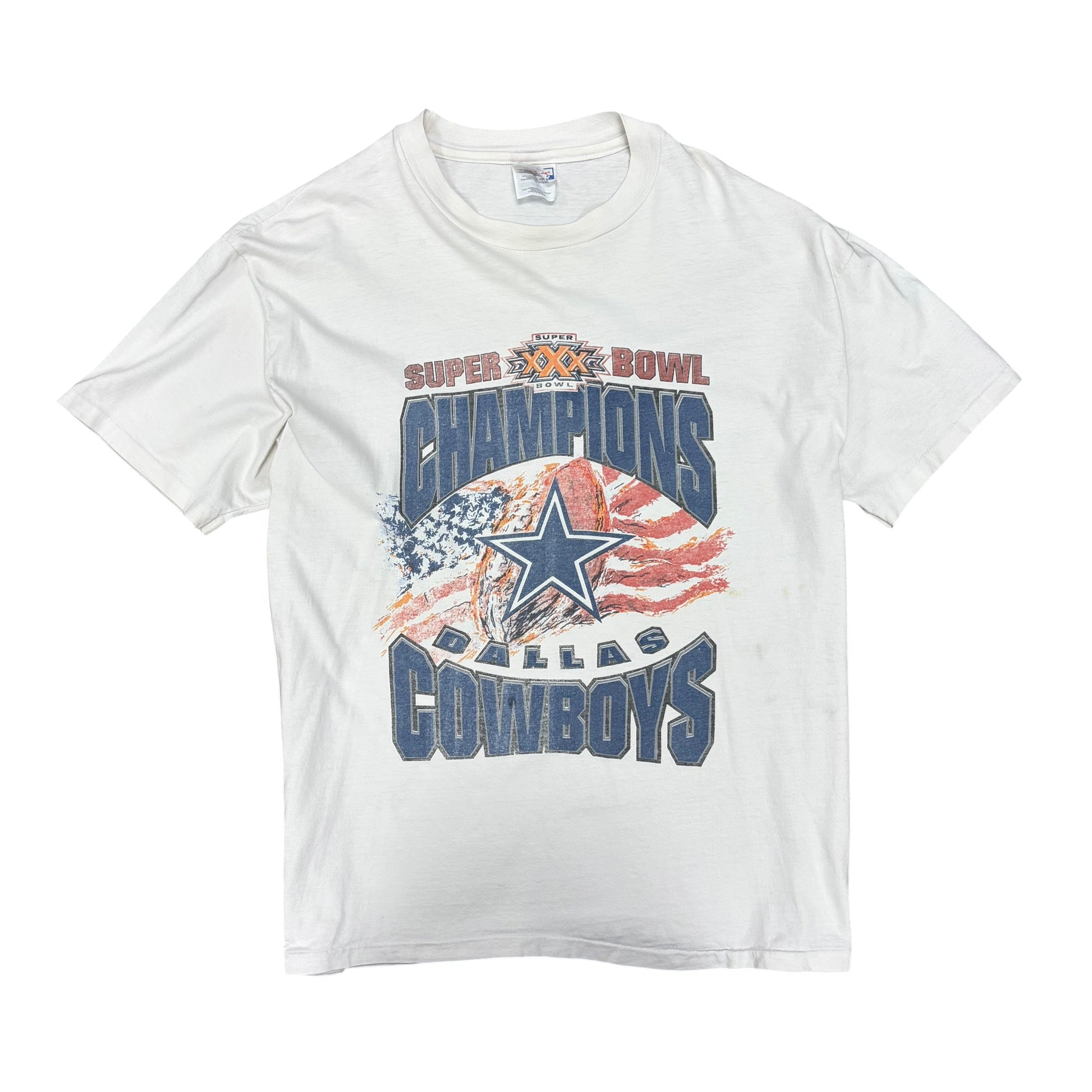 1996 NFL Dallas Cowboys Super Bowl Champions Tee White