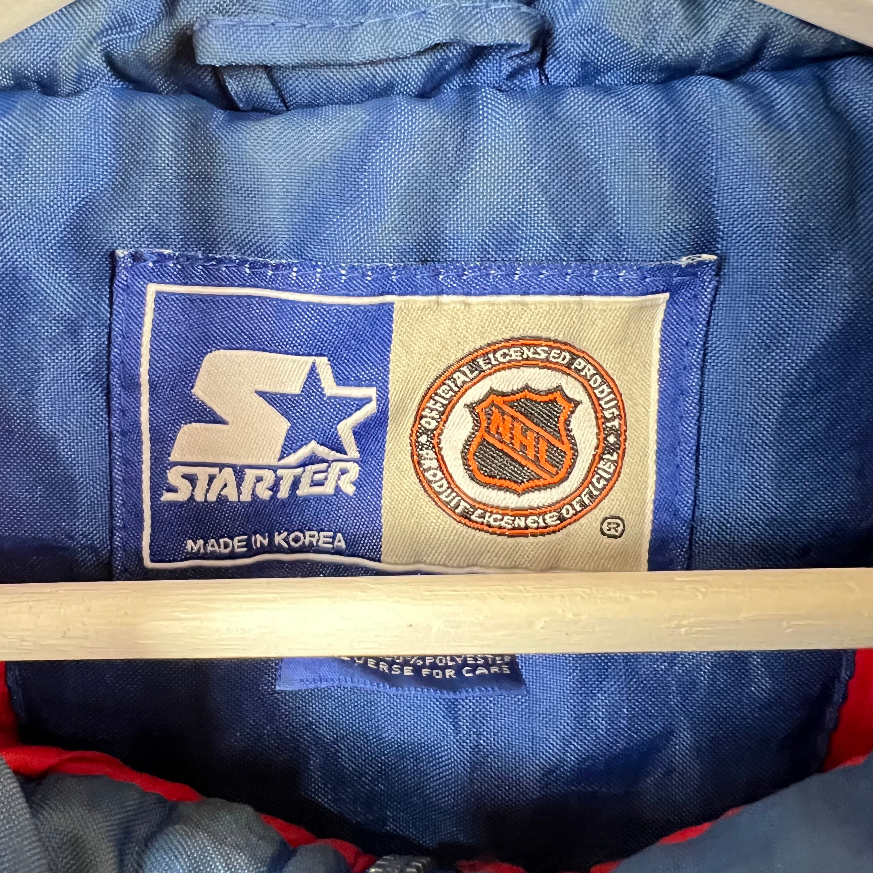 Vintage Starter New York Rangers Stanley Cup Champions Puffer Jacket