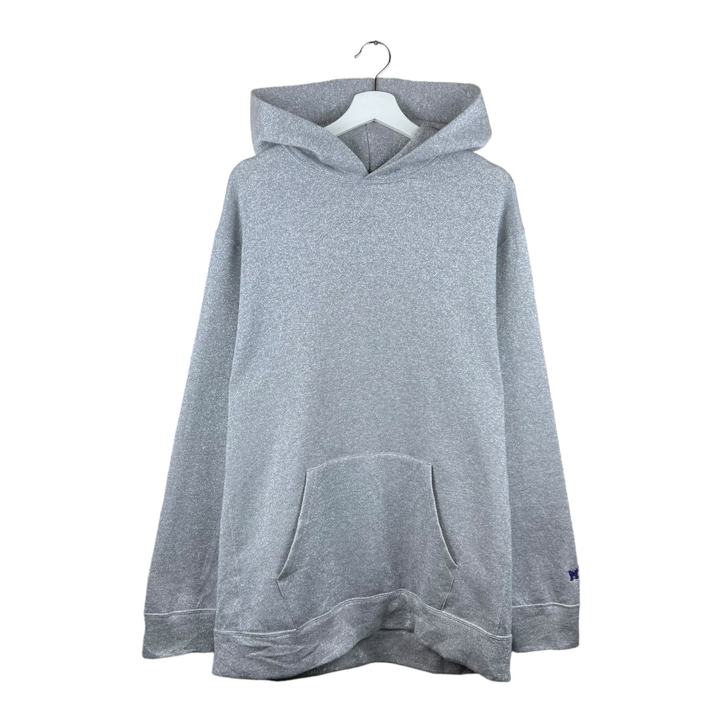 Needles Butterfly Logo Glitter Hoodie Grey
