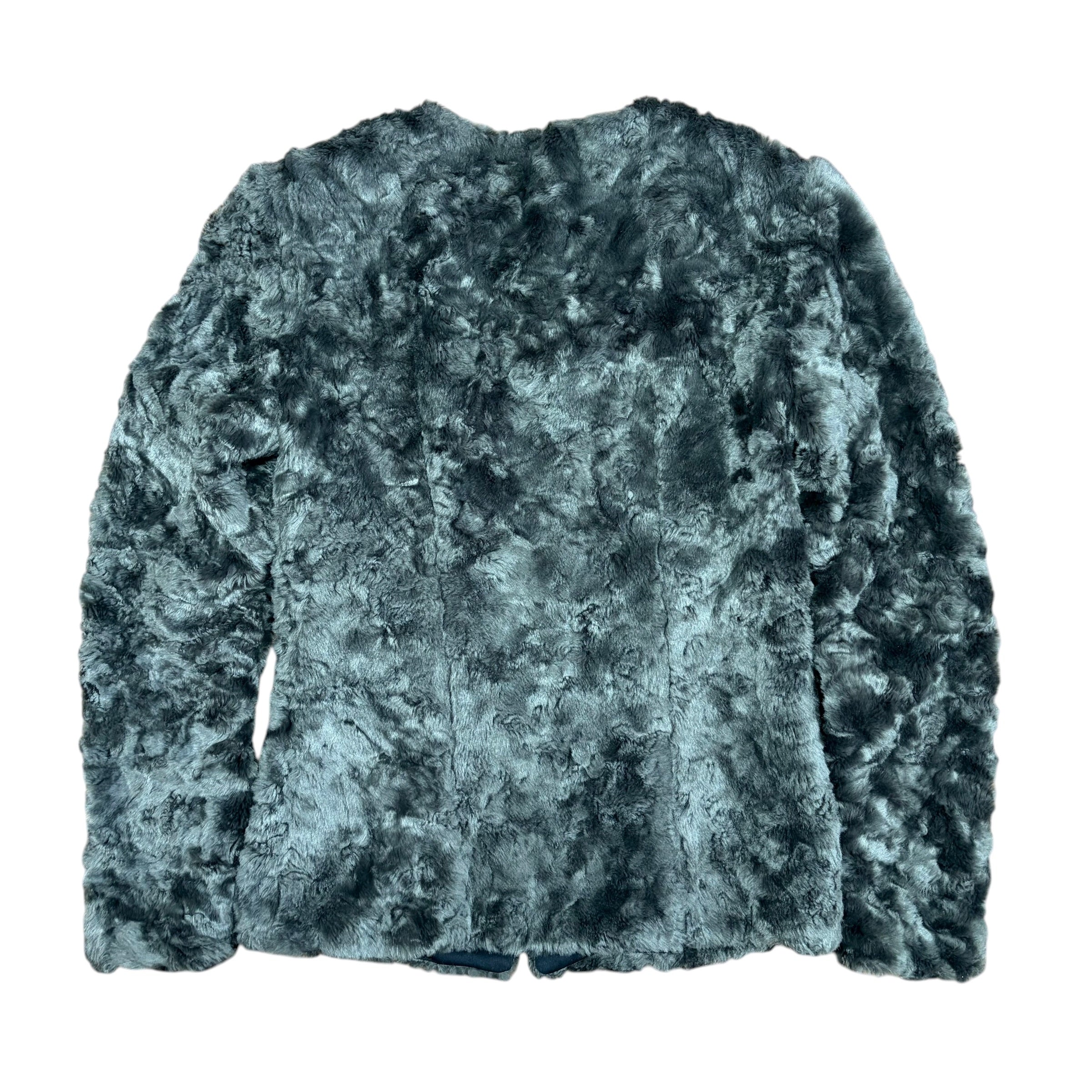 Vintage Joesph Ribkoff Women’s Faux Fur Mink Chinchilla Coat