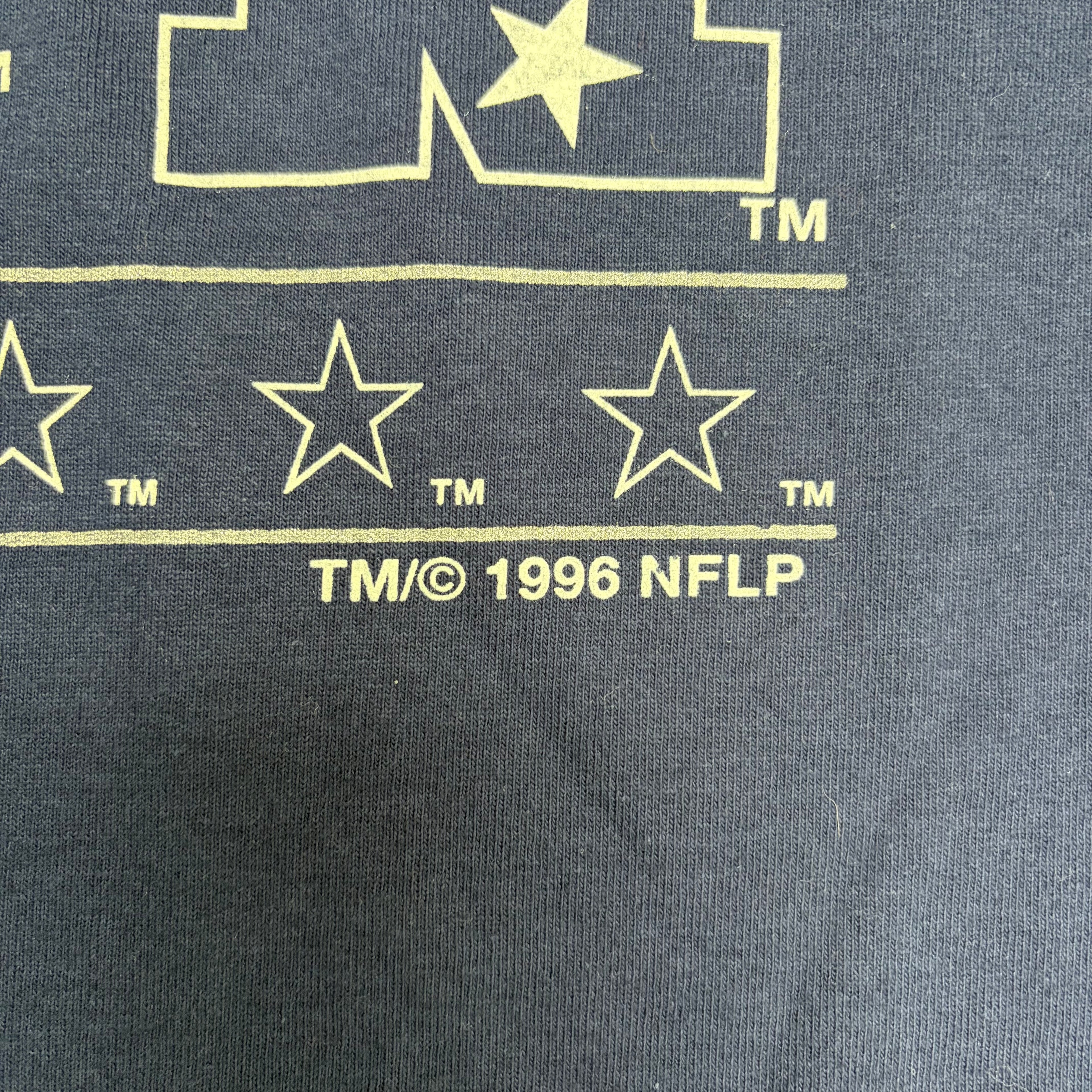 1996 NFL Dallas Cowboys NFC Champions Tee Navy