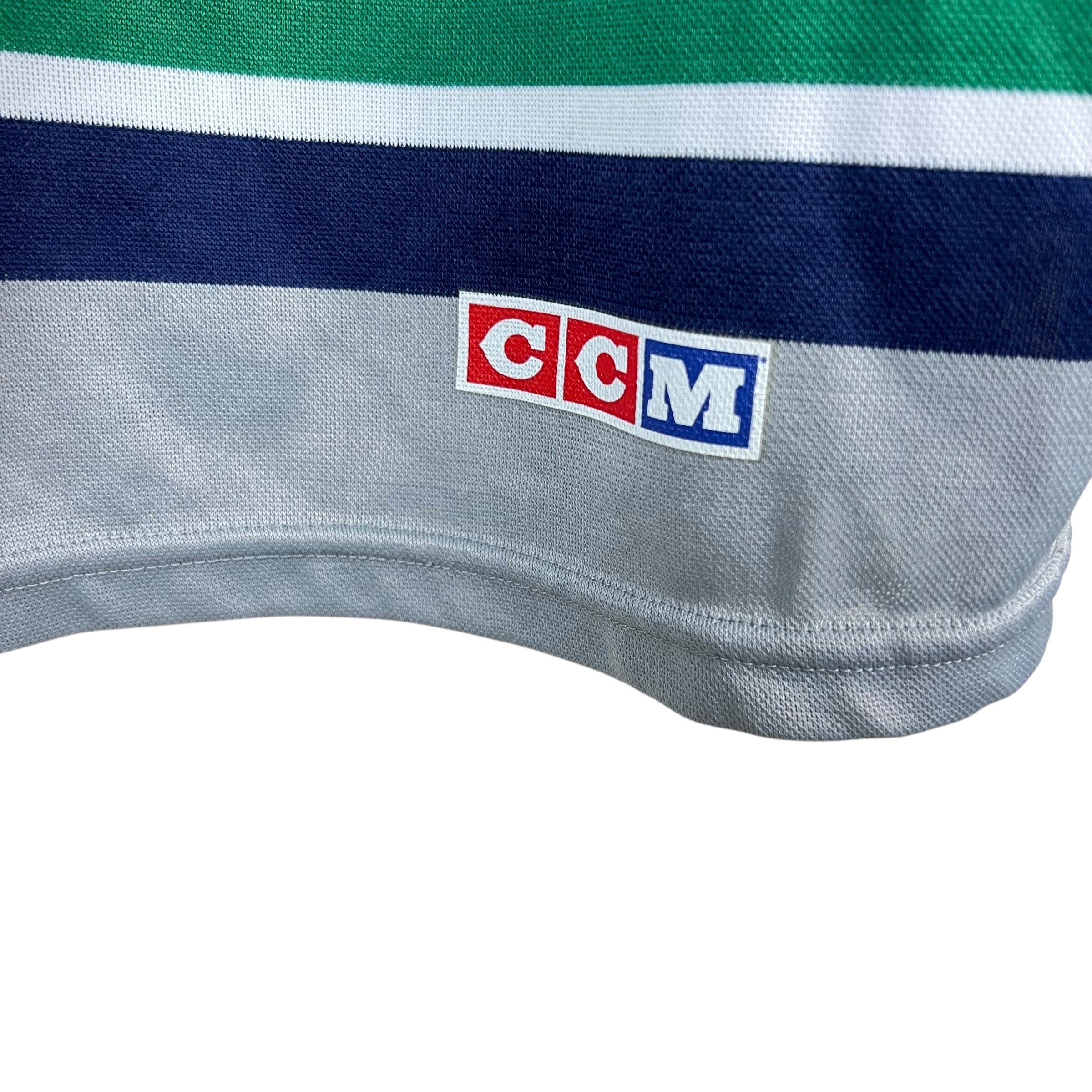 Vintage CCM Hartford Whalers Blank Home Jersey