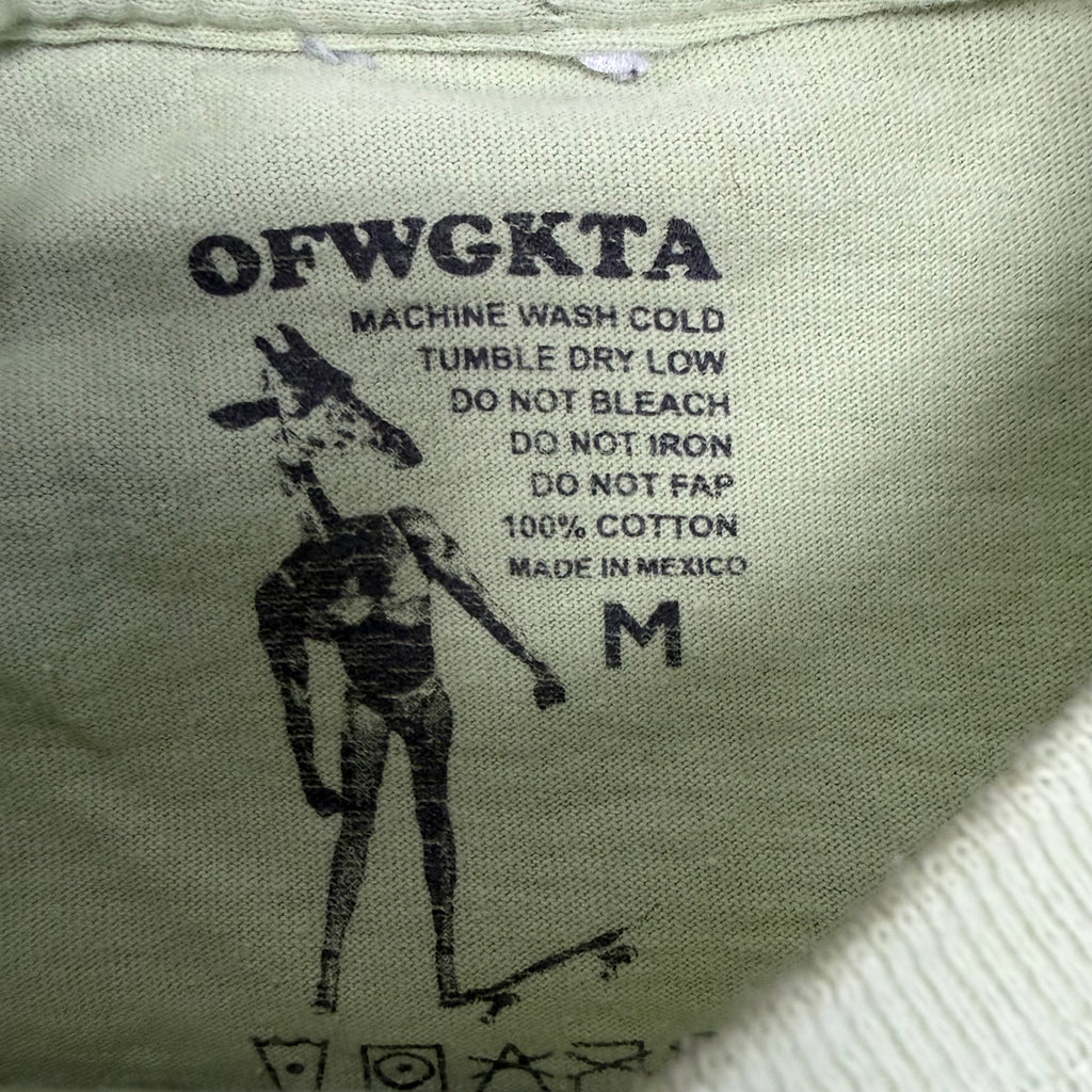 Odd Future Golf Wang Cat Tee Lime Green