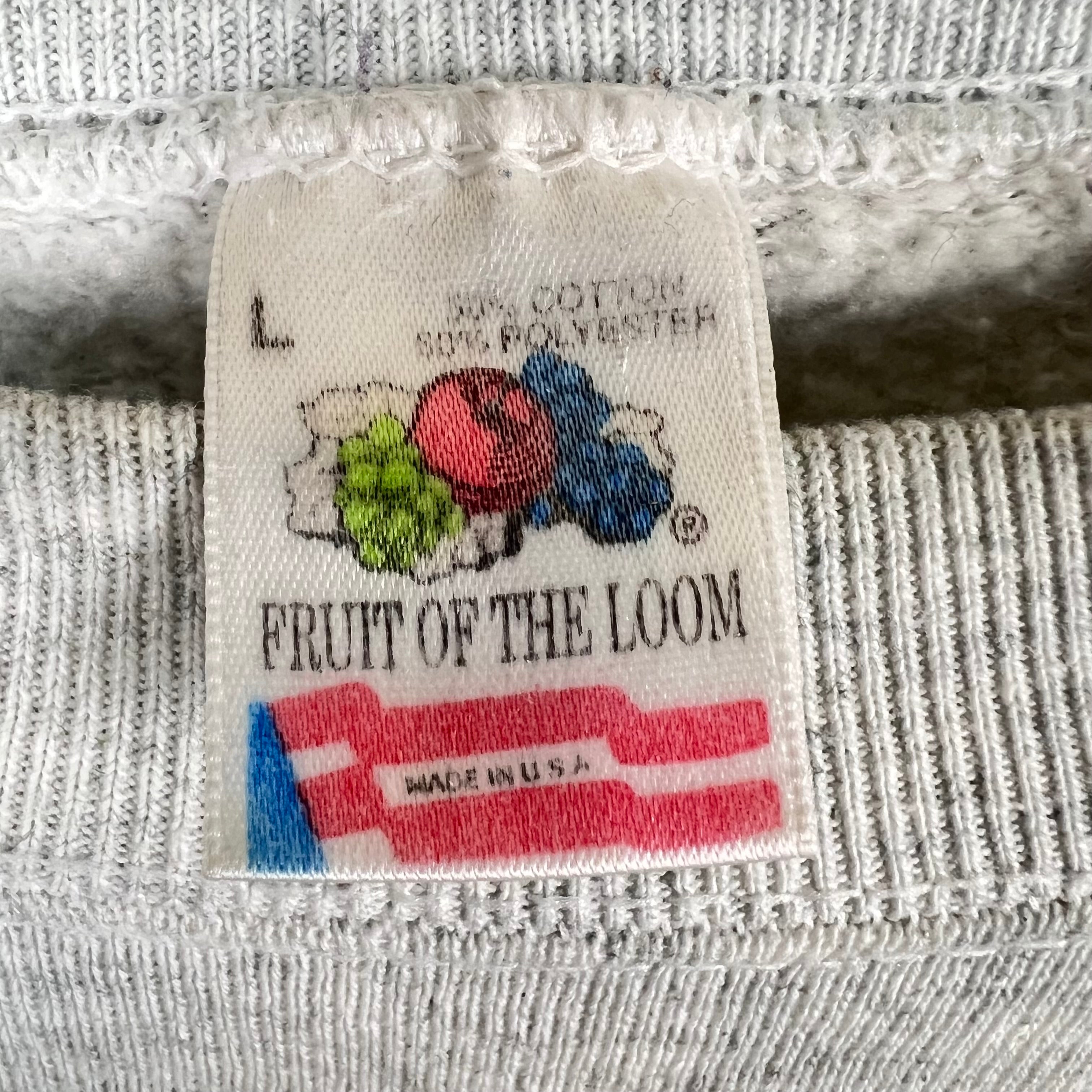 1992 Trench NFL Dallas Cowboys World Champions Crewneck Soft Grey