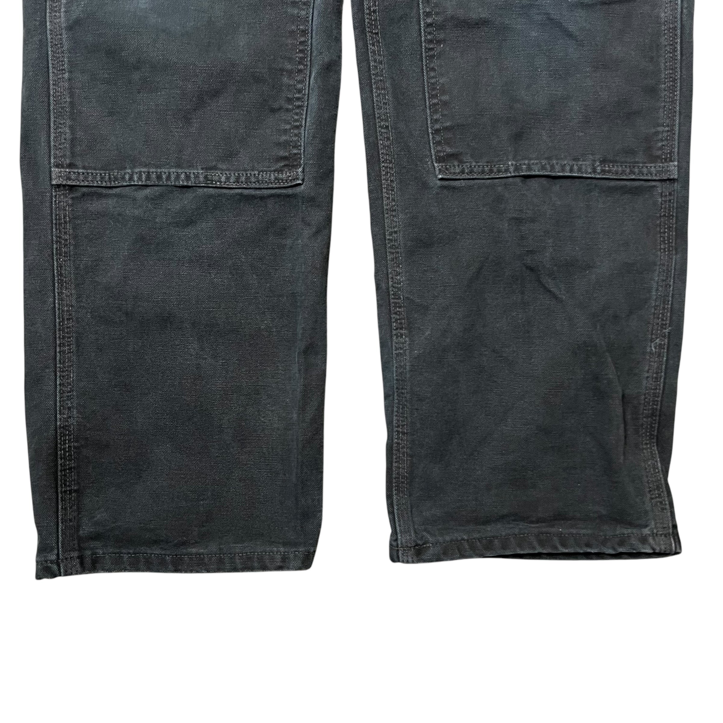 Vintage Carhartt Dungaree Fit Carpenter Double Knee Pants Black