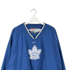 Vintage 90’s Nike NHL Toronto Maple Leafs Pullover Windbreaker Blue