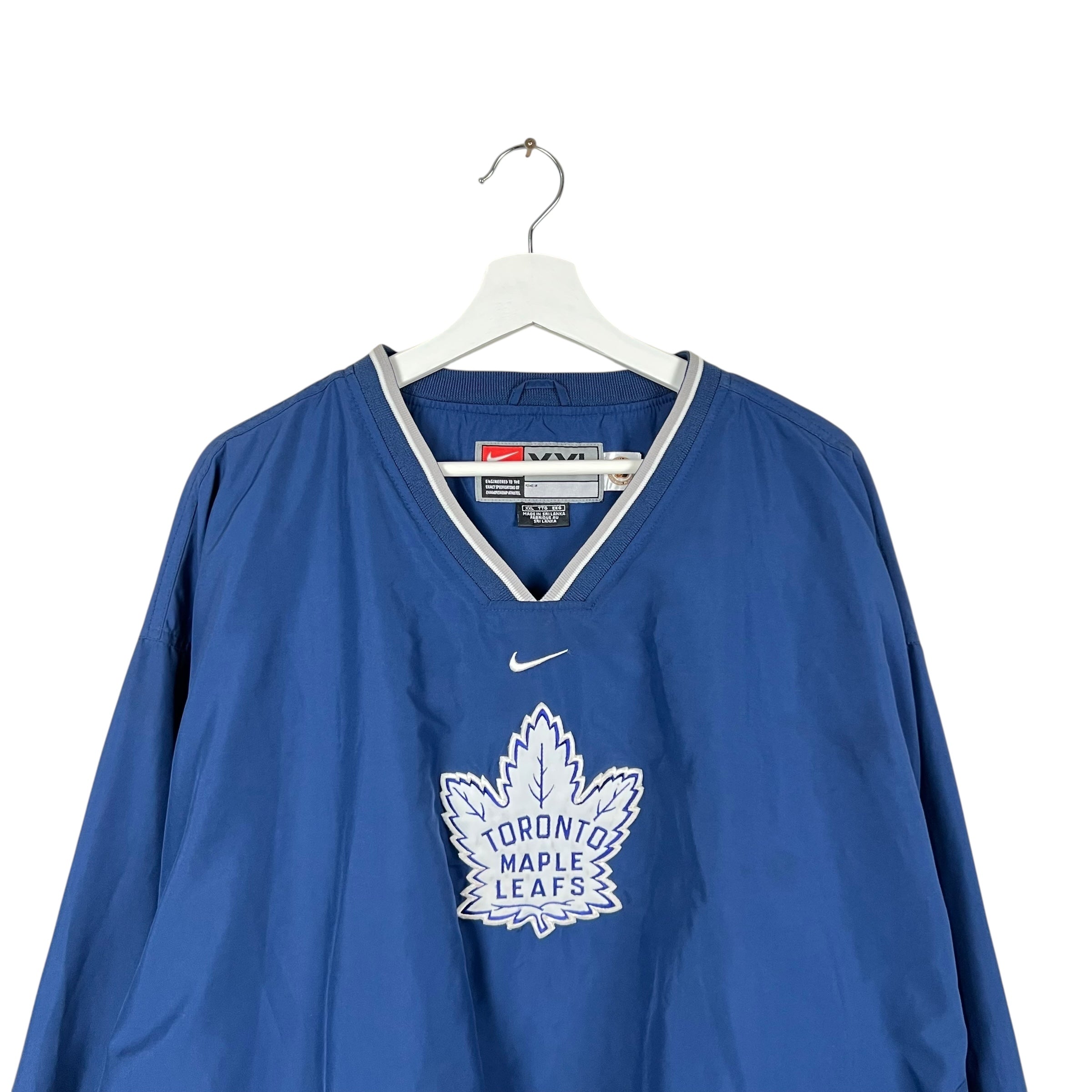 Vintage 90’s Nike NHL Toronto Maple Leafs Pullover Windbreaker Blue