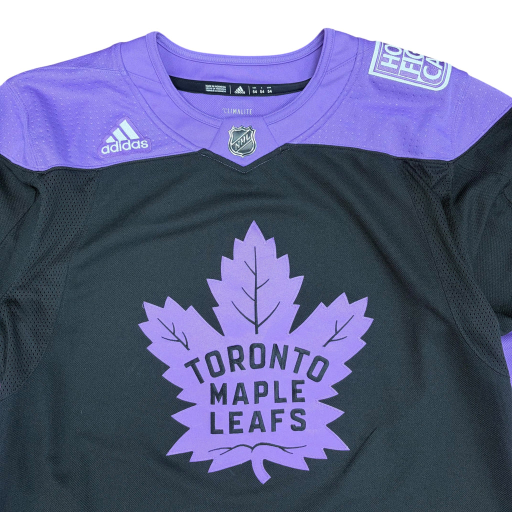 Vintage Adidas NHL Toronto Maple Leafs “Hockey Fights Cancer” Jersey