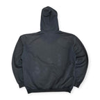Vintage Carhartt Spellout Hoodie Faded Black
