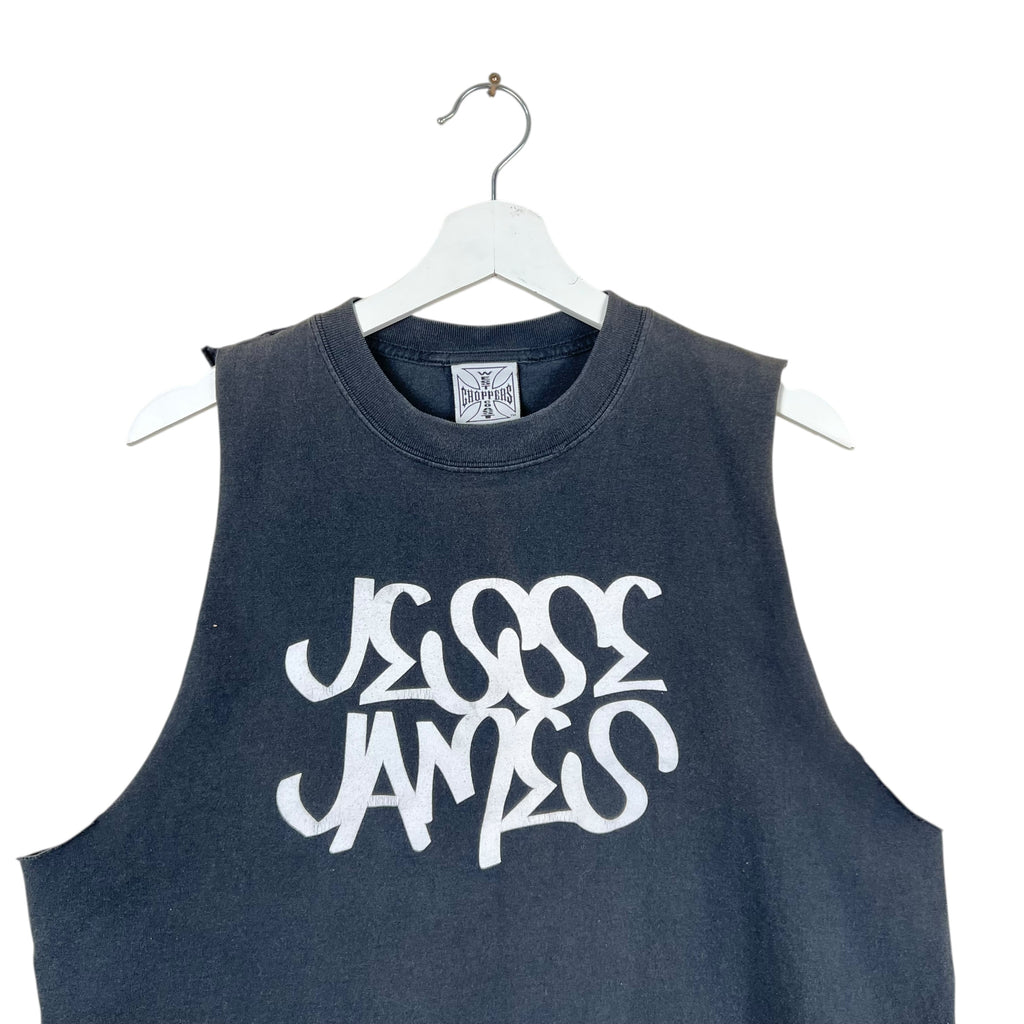 Vintage West Coast Choppers Jesse James Cut Off Tee Black