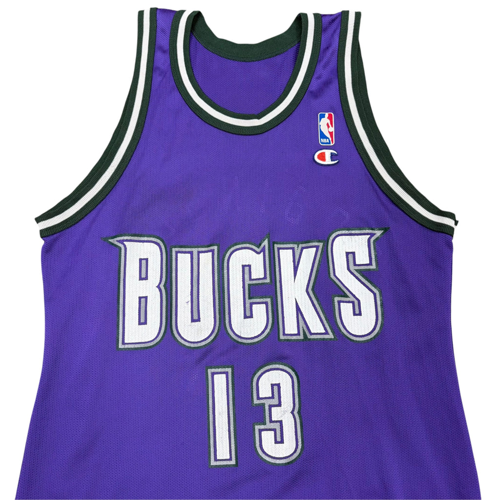 Vintage Champion NBA Milwaukee Bucks Glen Robinson Away Jersey
