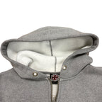 Vintage Independent Full Zip Hoodie Grey