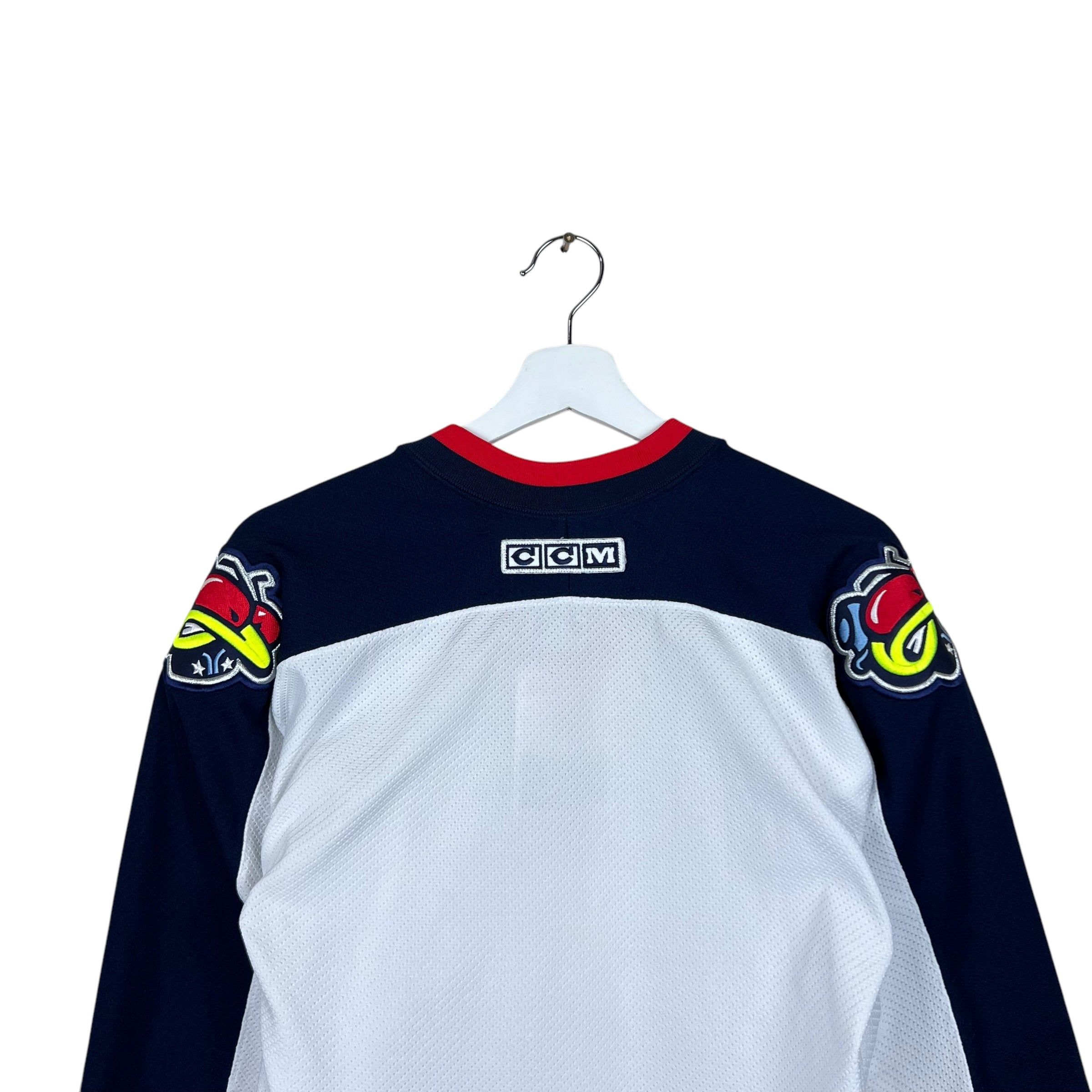 Vintage CCM Columbus Blue Jackets Youth Blank Home Jersey