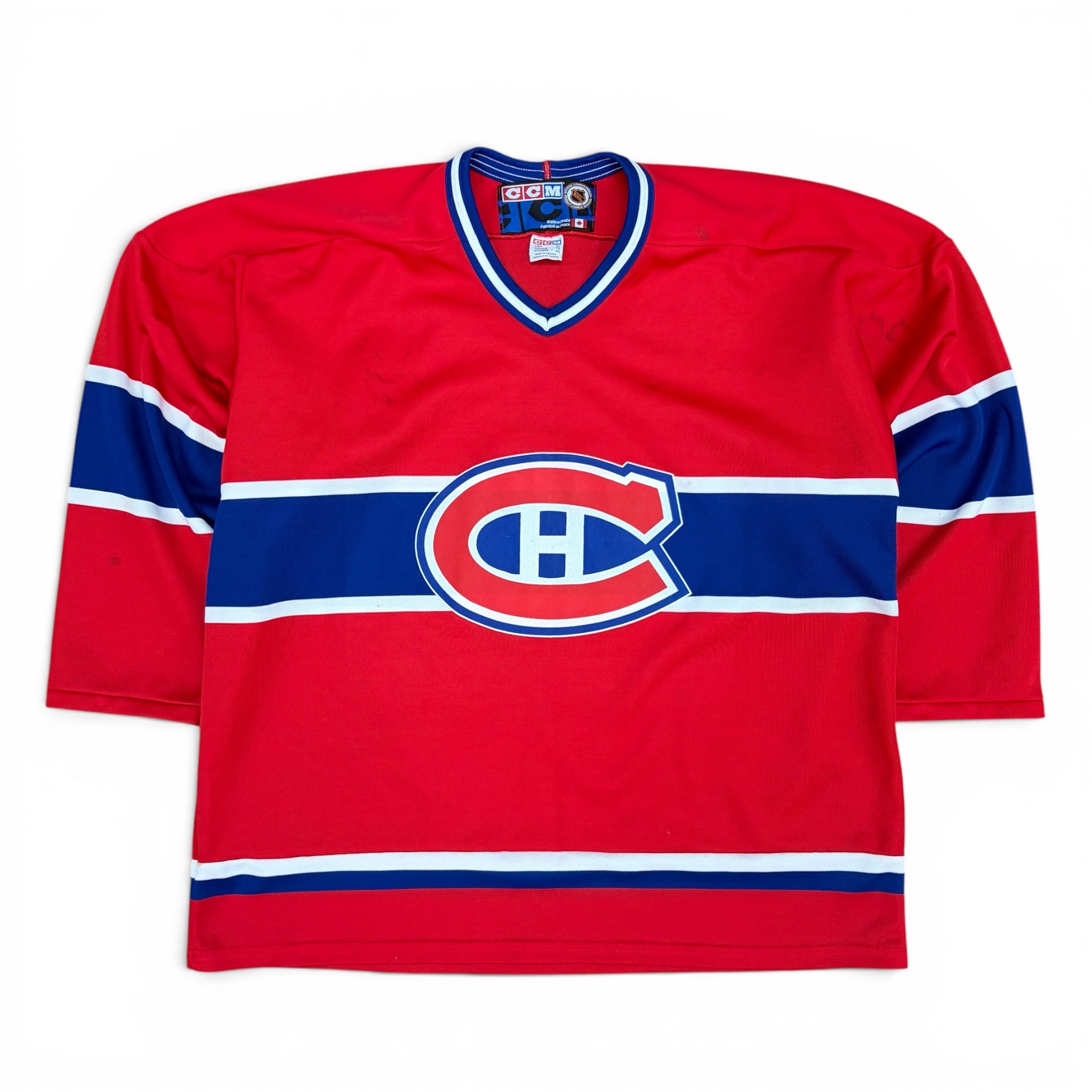 Vintage CCM NHL Montreal Canadiens Blank Away Jersey