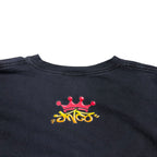 Vintage Y2K JNCO Jeans Dragon Flame Long Sleeve Black