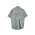 Vintage Carhartt Force Short Sleeve Button Up Grey Plaid