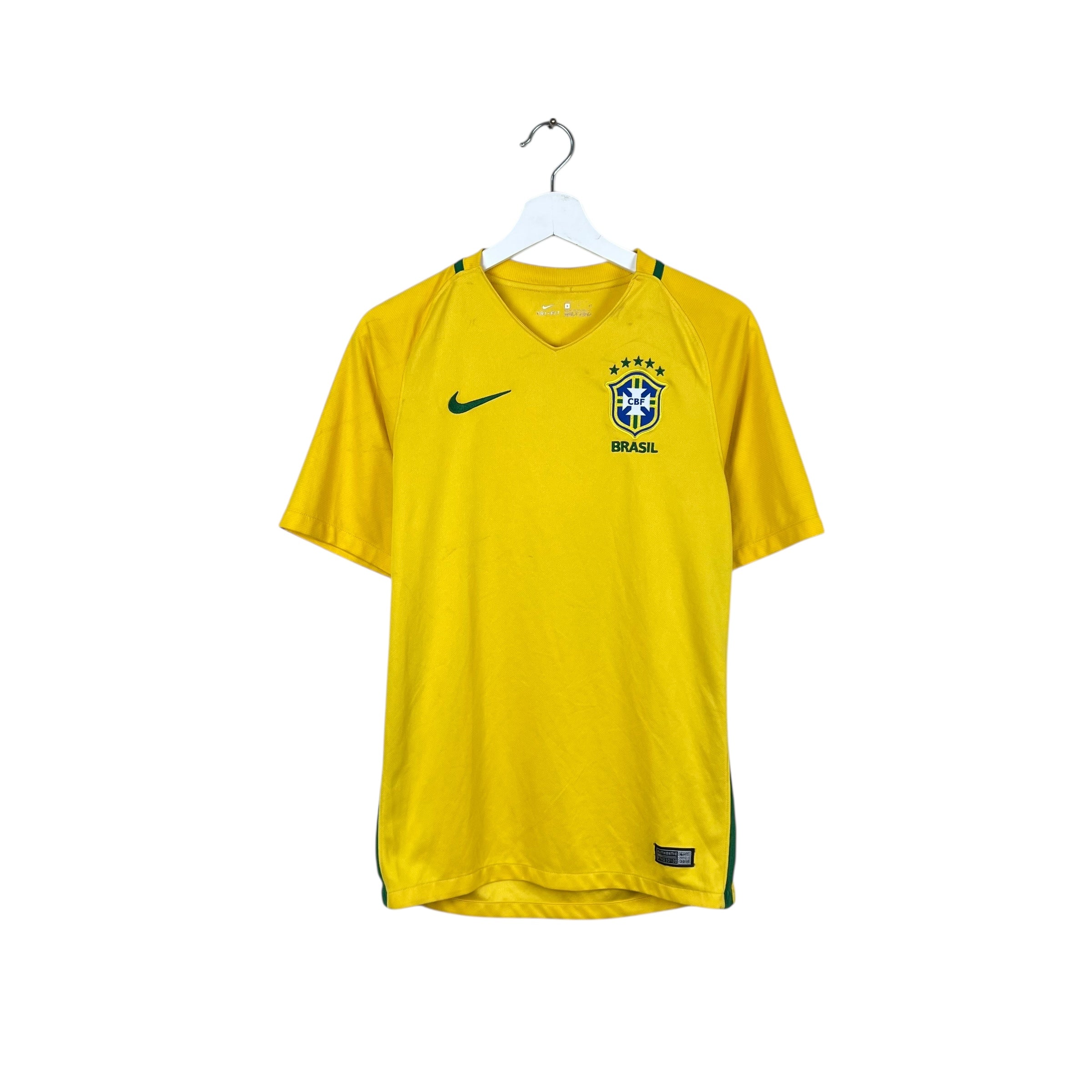 2016 Nike Brazil Blank Home Jersey