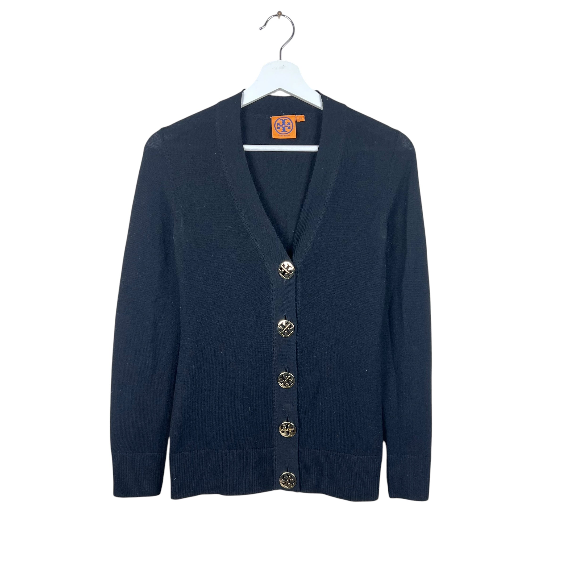 Tory Burch Women’s Button Up Cardigan Black