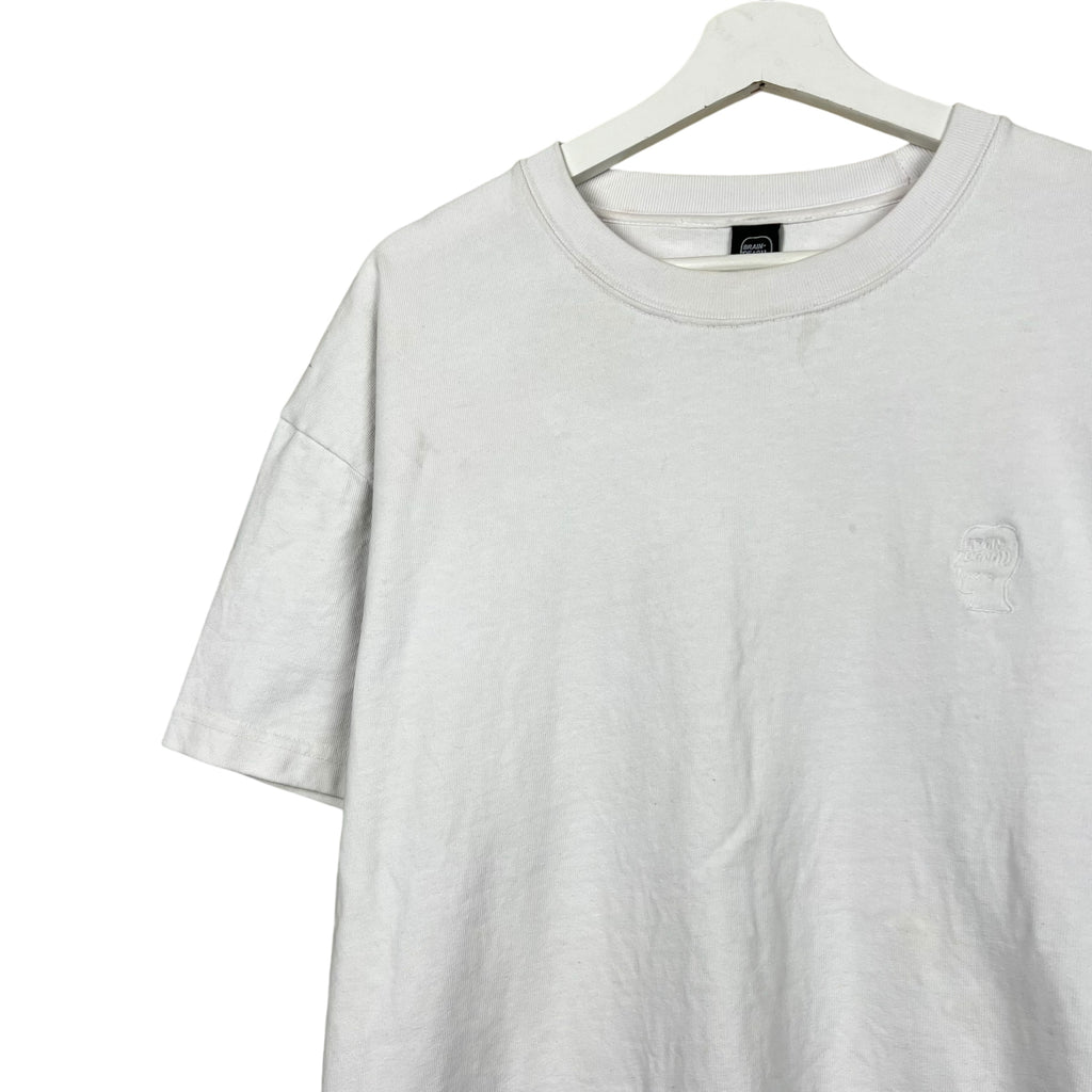 Brain Dead Embroidered Logo Tee White