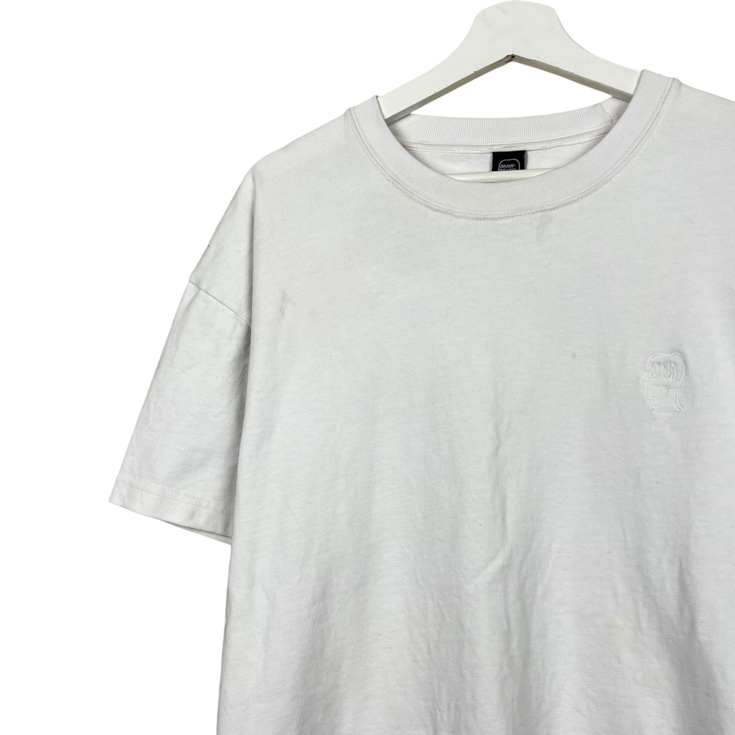 Brain Dead Embroidered Logo Tee White
