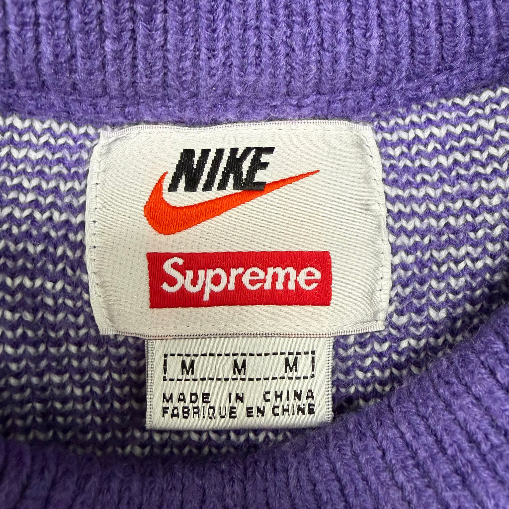 Supreme x Nike Swoosh Sweater Purple (SS19)