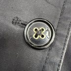Vintage Coach Women’s Button Up Trench Coat Black