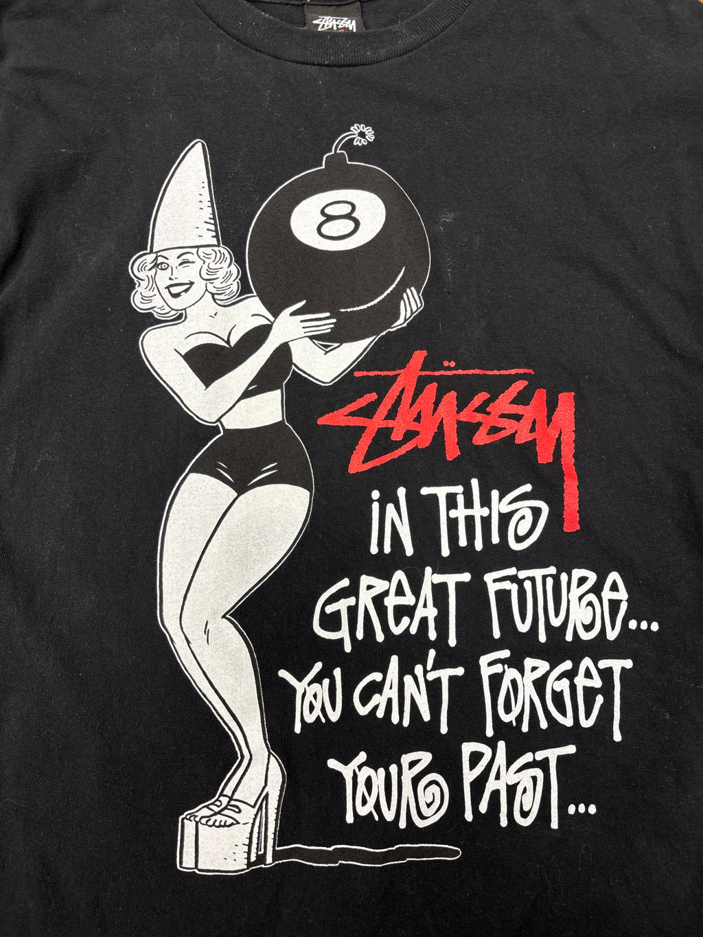Stussy 8-Ball Future & Past Tee Black