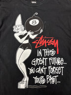 Stussy 8-Ball Future & Past Tee Black