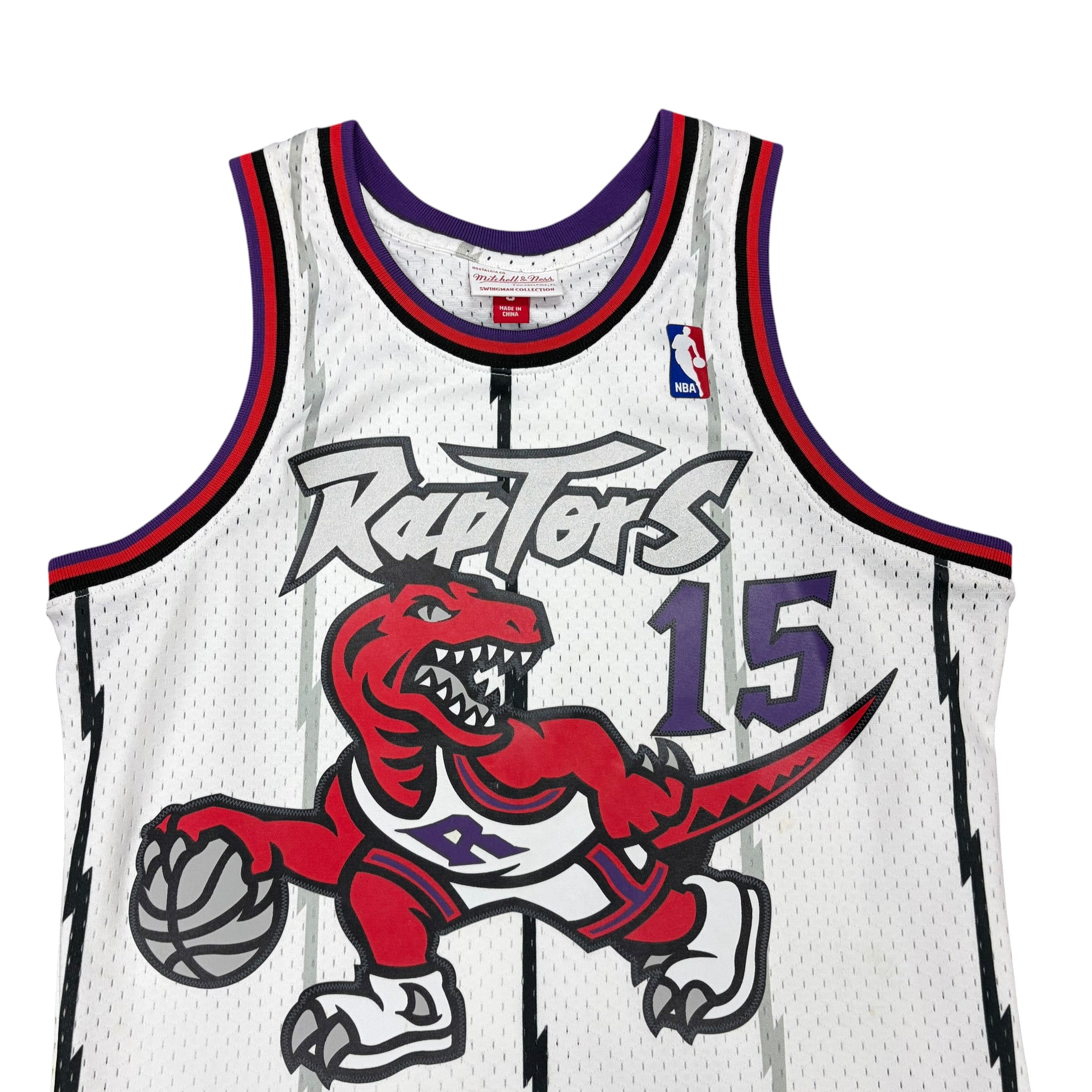 Vintage Mitchell & Ness 1998 NBA Toronto Raptors Vince Carter Home Jersey