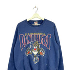 Vintage Nutmeg Florida Panthers Big Logo Crewneck Navy