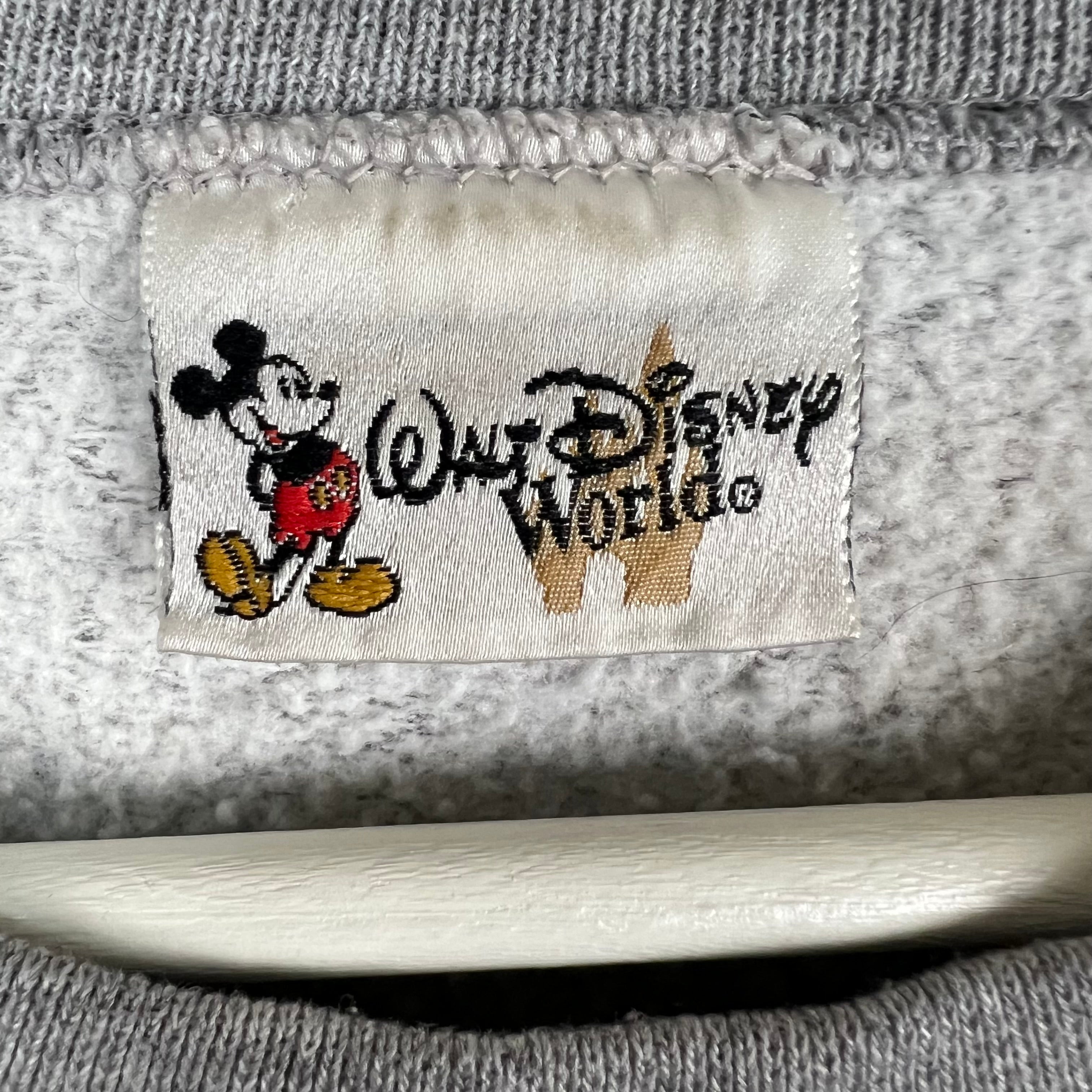Vintage Walt Disney World Mickey Crewneck Heather Grey