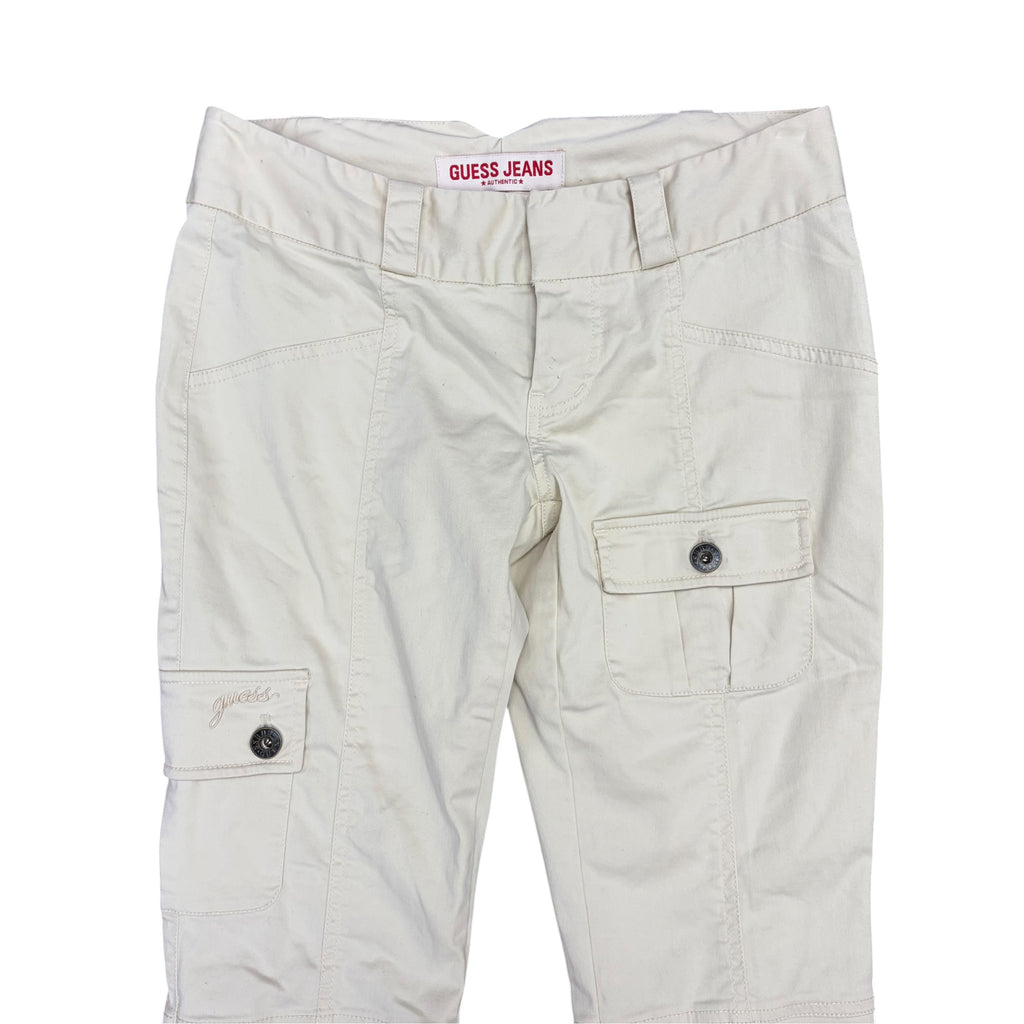 Vintage Guess Jeans Women’s Capris Light Cream