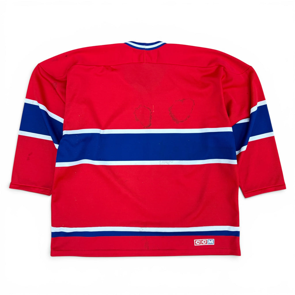 Vintage CCM NHL Montreal Canadiens Blank Away Jersey