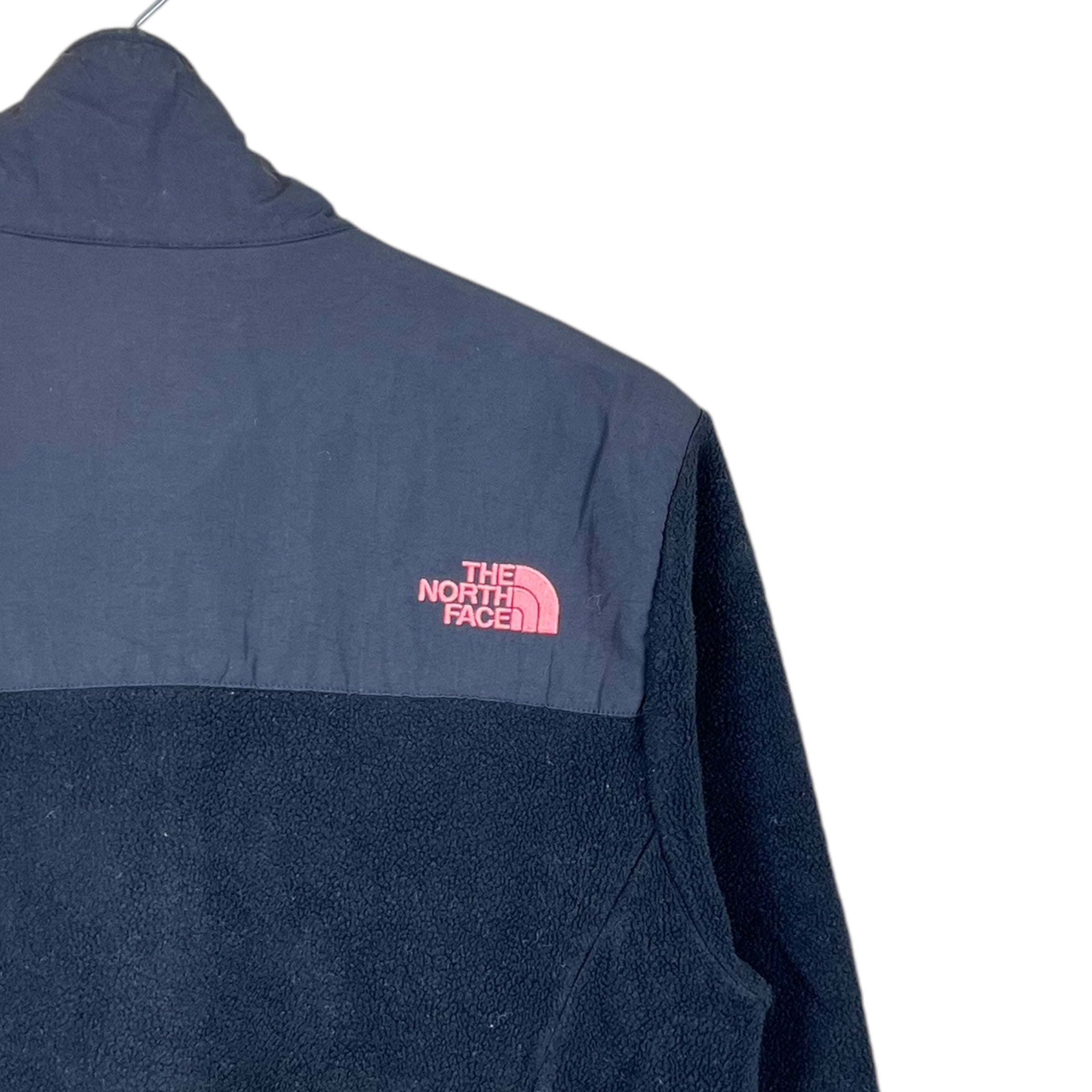 Vintage North Face Women’s Denali Full Zip Jacket Black/Pink