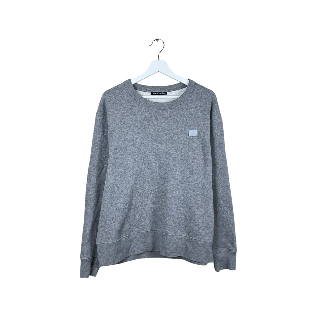Acne Studios Fairview Face Sweatshirt Grey