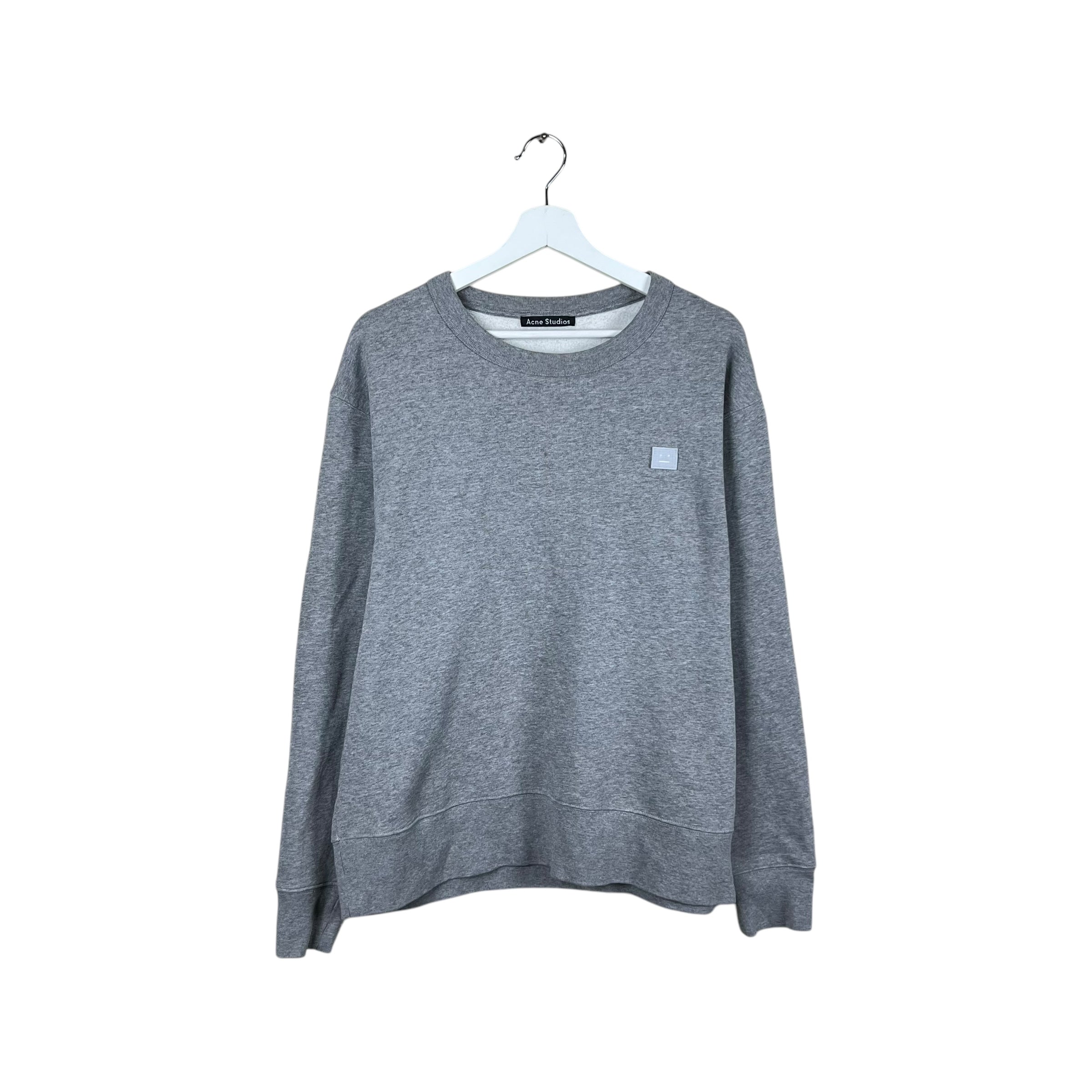Acne Studios Fairview Face Sweatshirt Grey