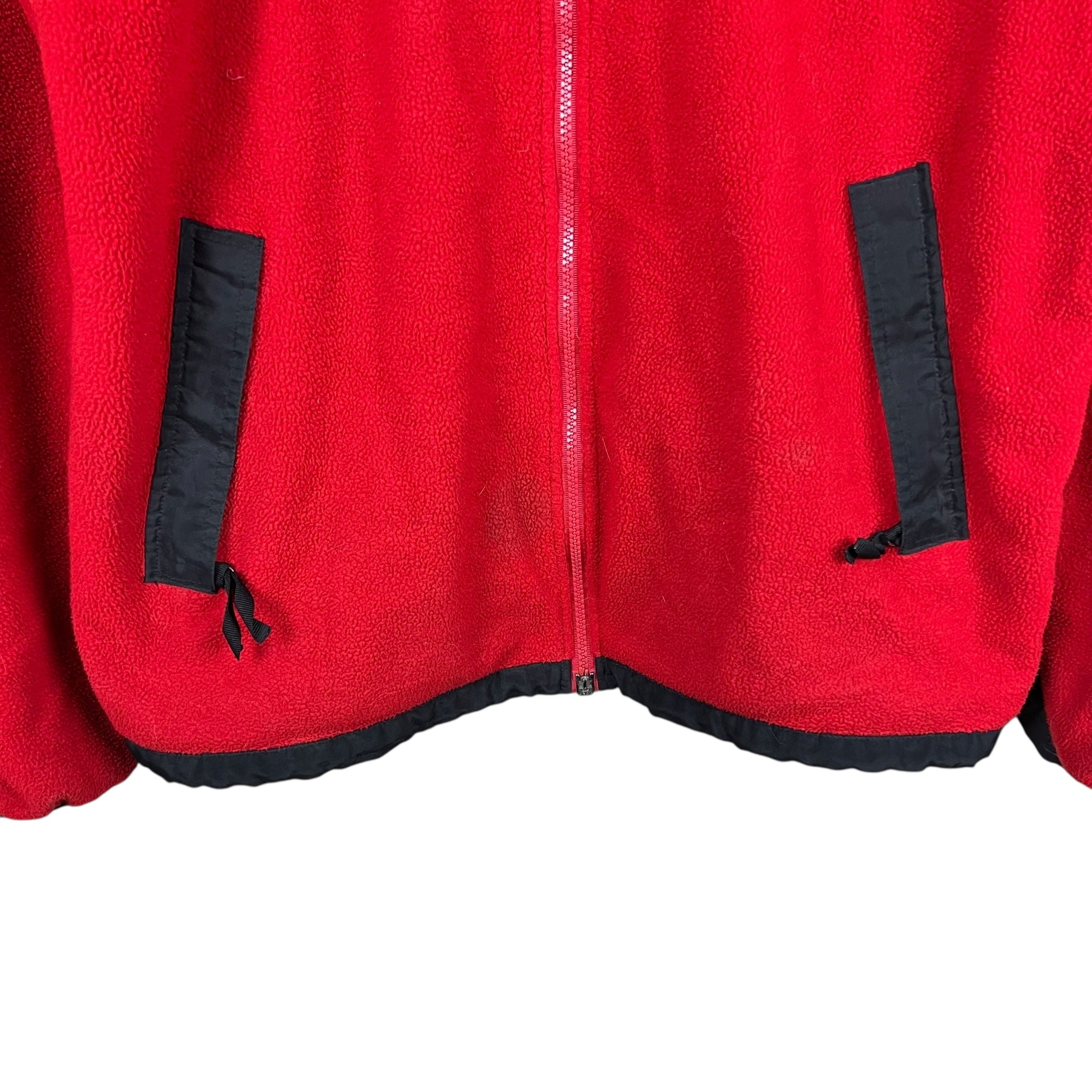 Vintage The North Face Denali Windstopper Fleece Red