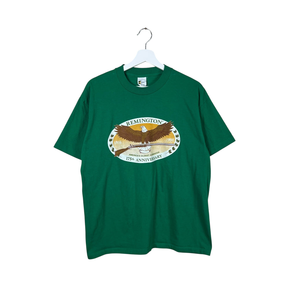 Vintage Remington 175th Anniversary Promo Tee Bright Green