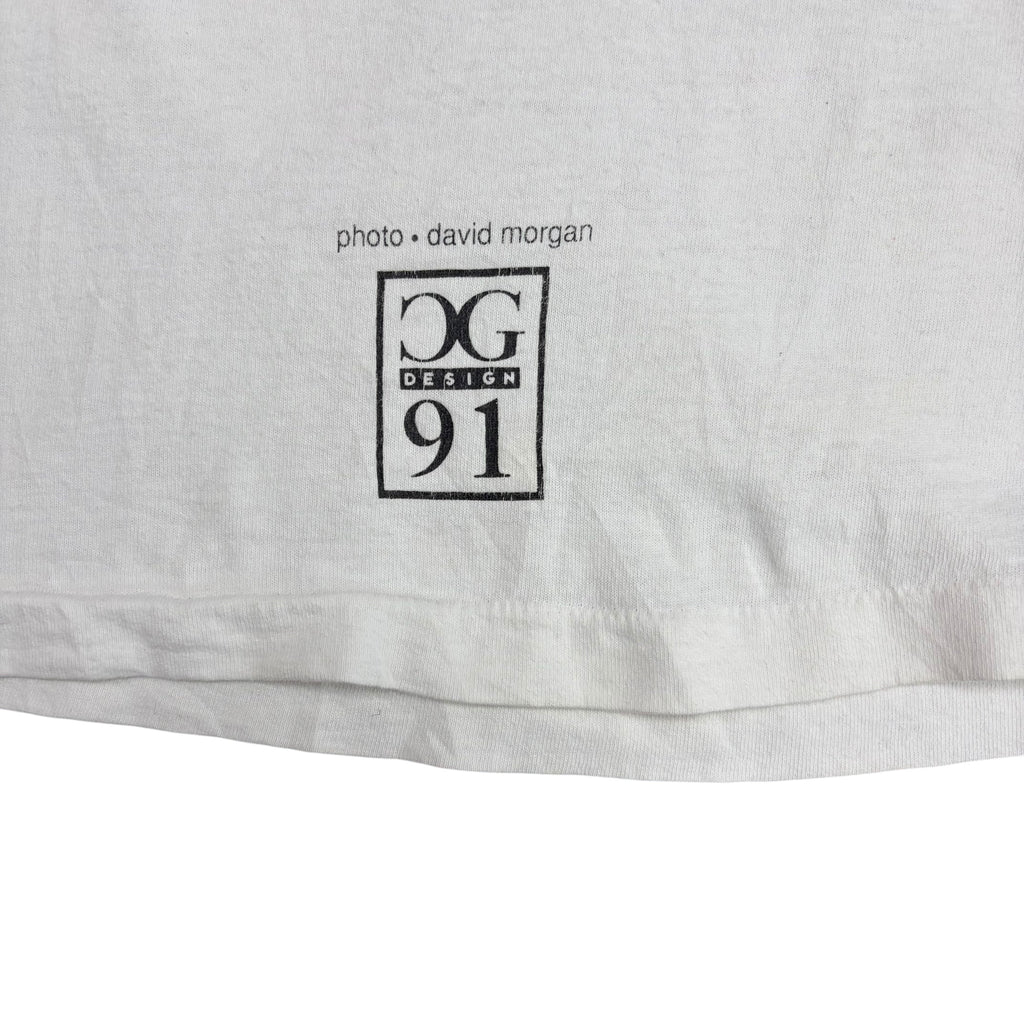 1991 Photos By David Morgan Woman Tee White
