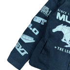 Vintage Jeff Hamilton Women’s Ford Mustang Racing Jacket Black