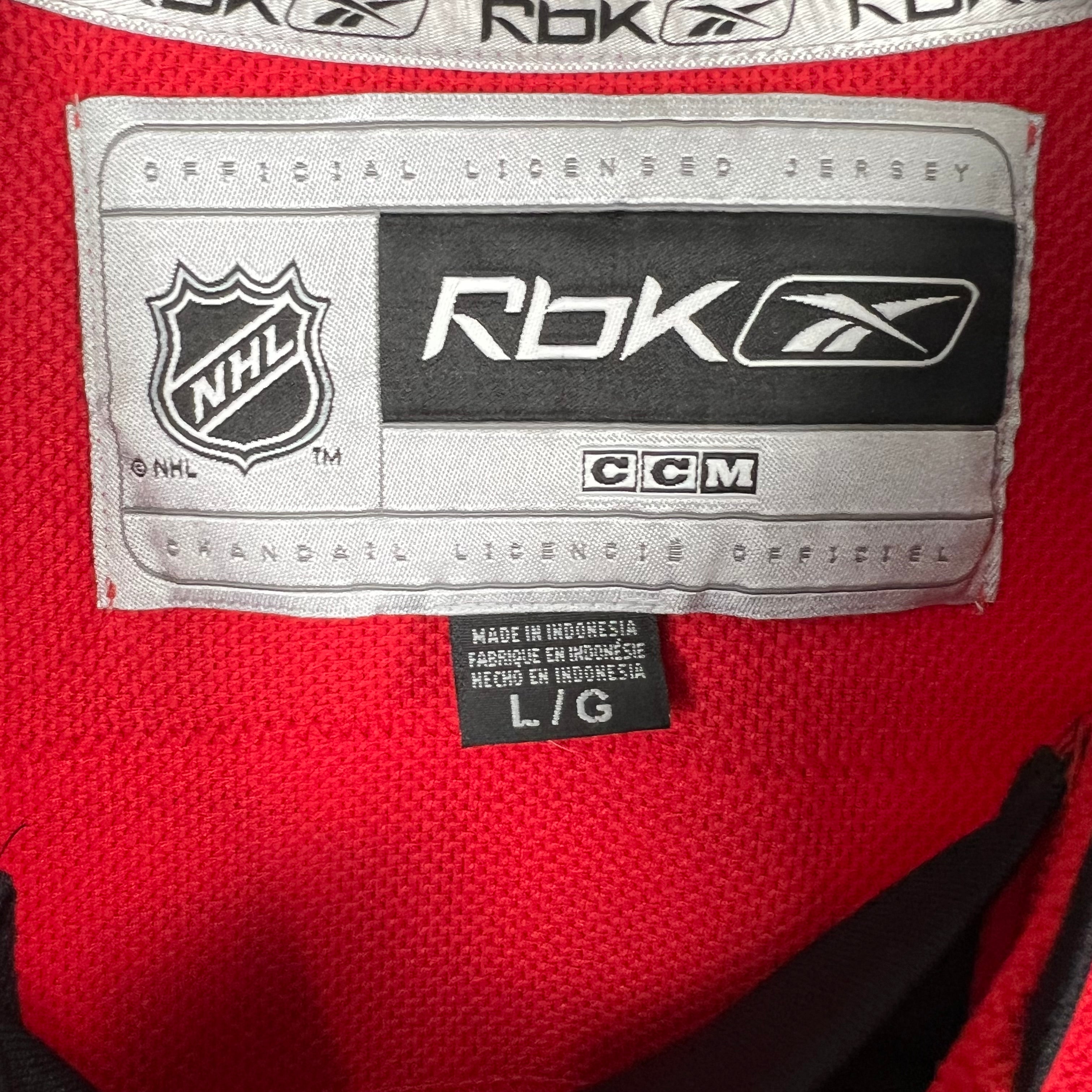 2007 Reebok Calgary Flames Rene Bourque Away Jersey