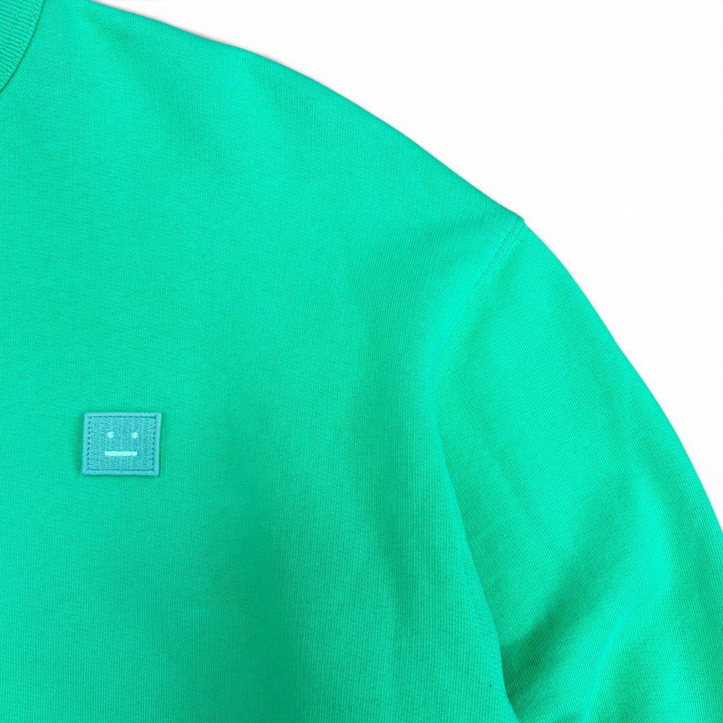 Acne Studios Mini Face Sweatshirt Green