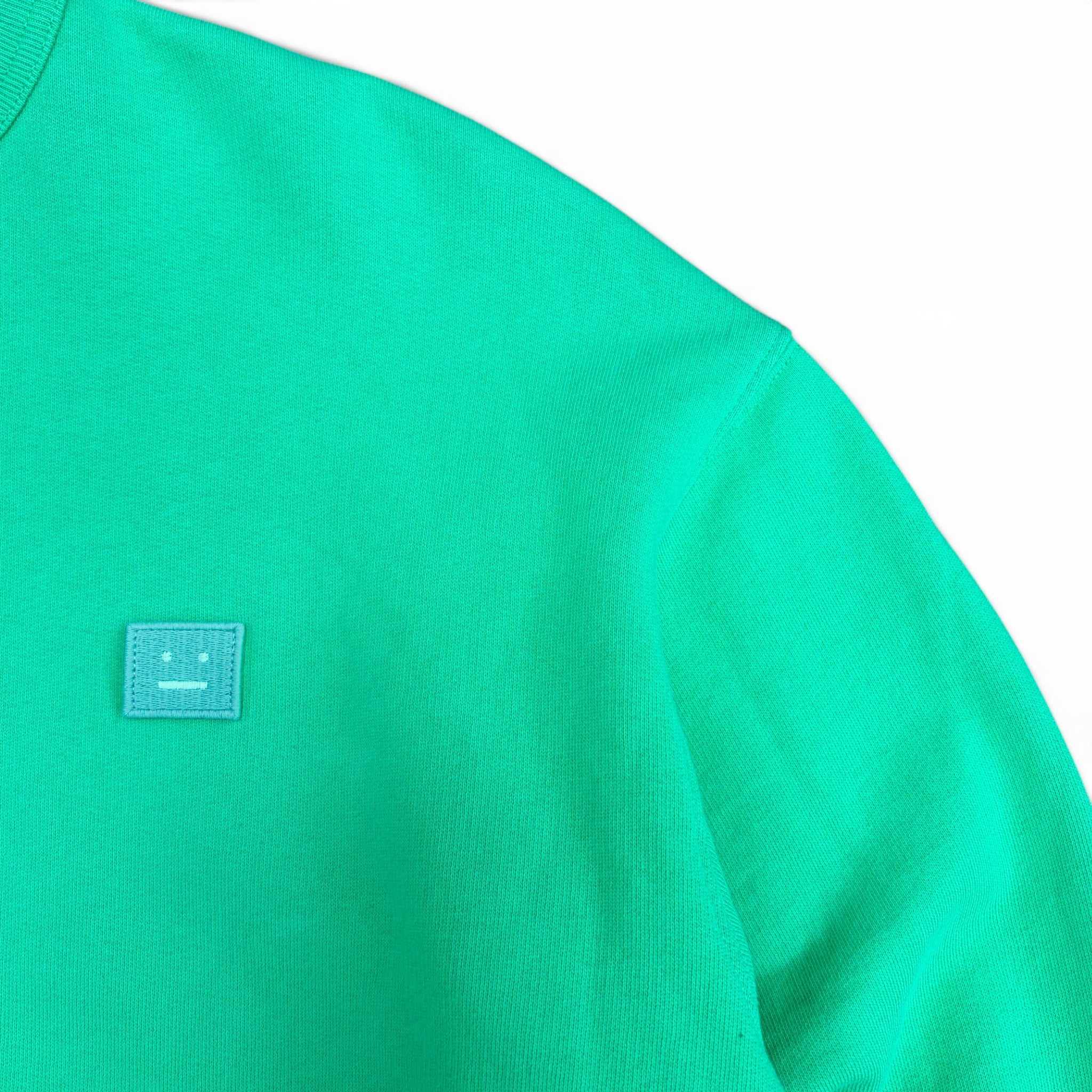 Acne Studios Mini Face Sweatshirt Green