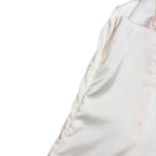 Vintage Women’s Satin Mini Dress Pearl White