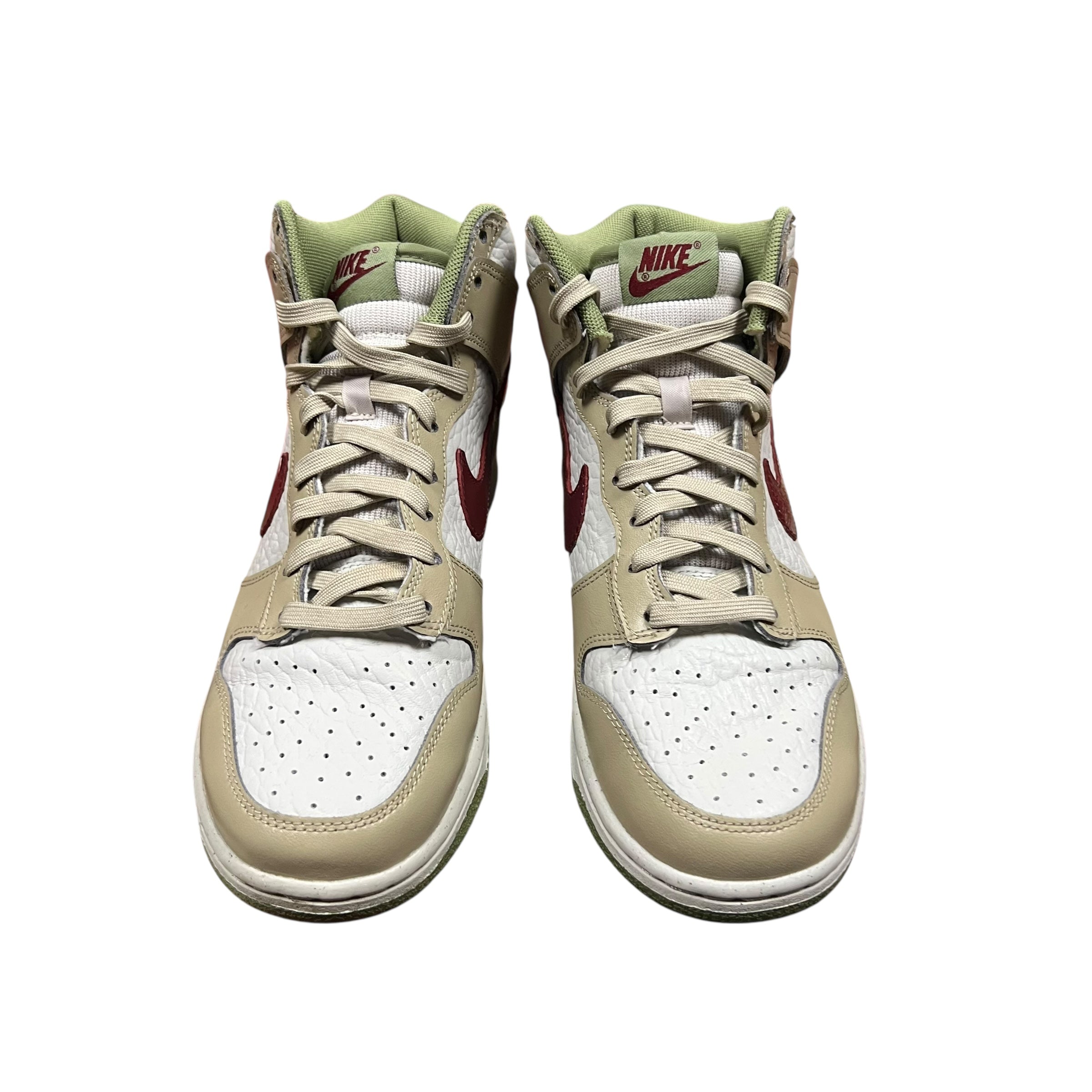 Nike Dunk High Tumbled Tan White Brown (W)