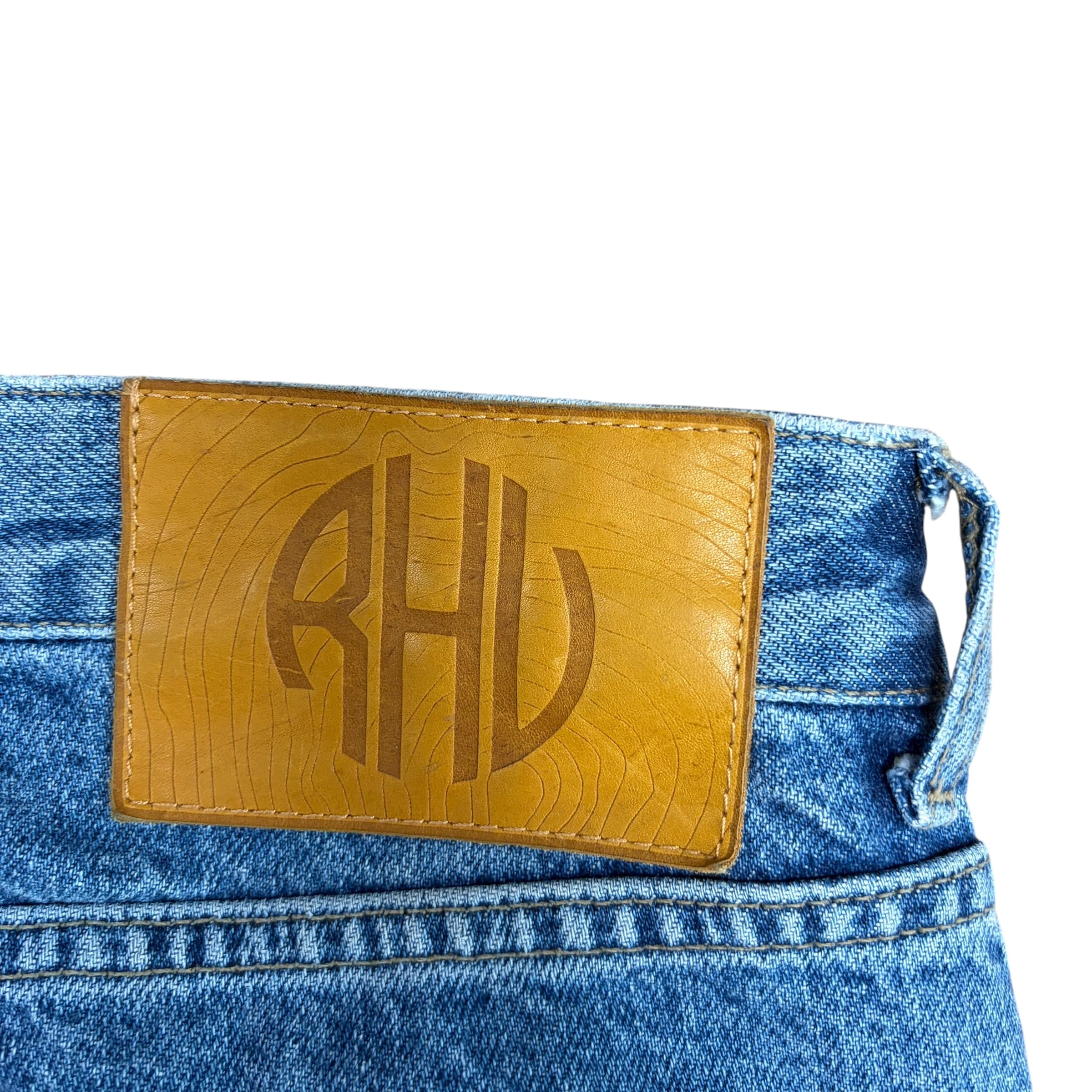 Zara x Rhuigi Distressed Denim Mid Wash